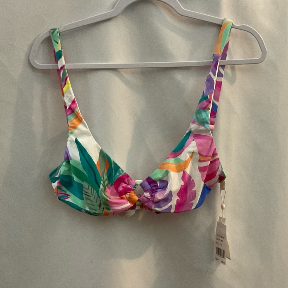 Sunshine 79 Bikini Swim Top Tropical Multi Color 10